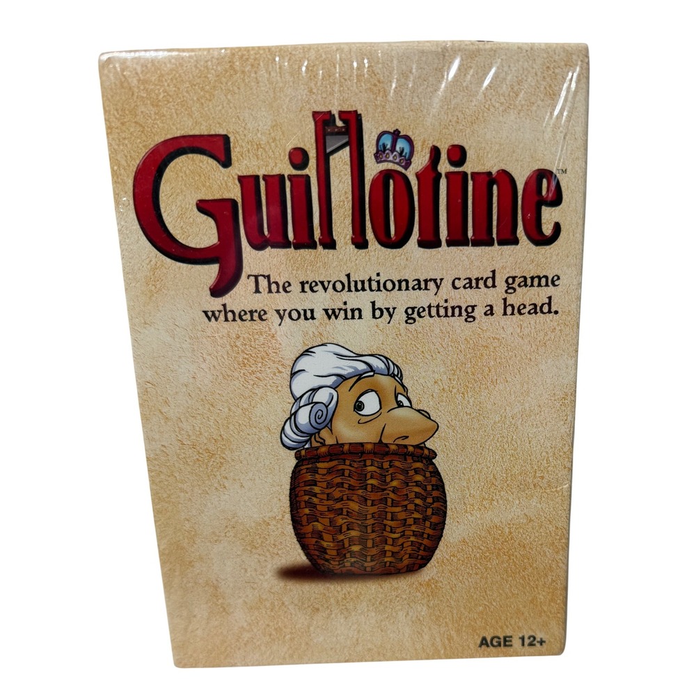 Guillotine Card Game French Revolution Wizards of the Coast Hasbro New Sealed